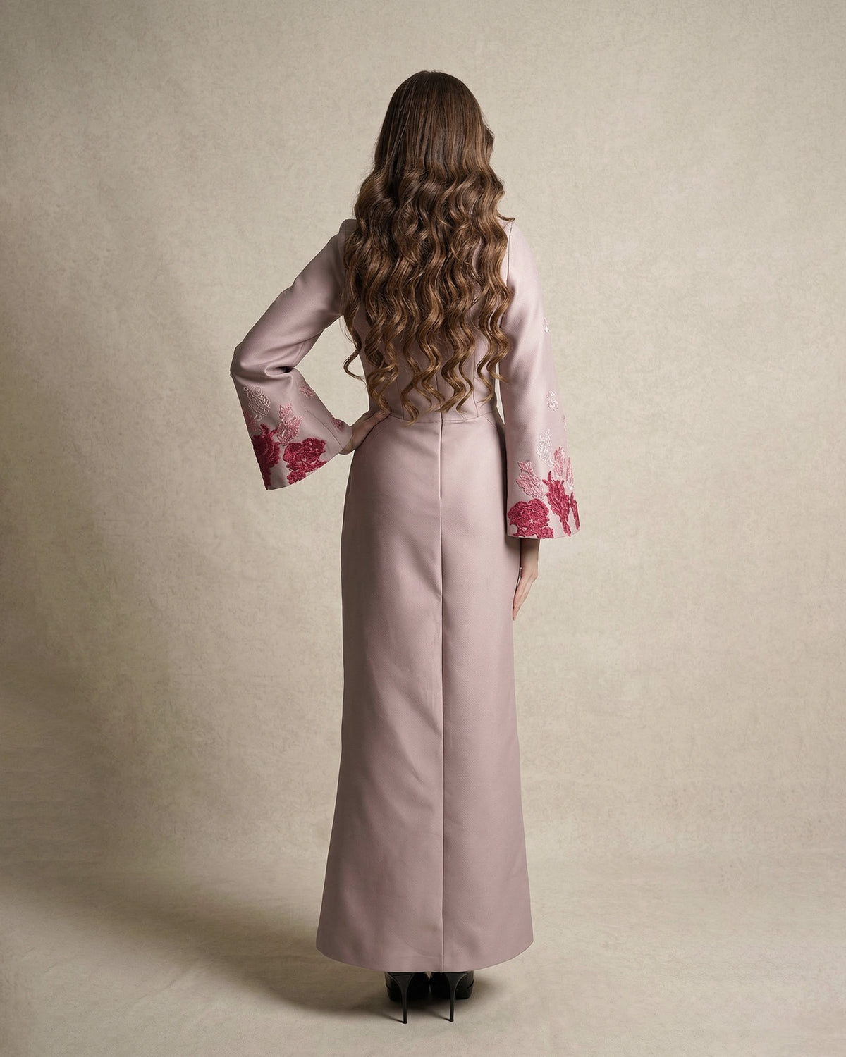 Roseline -  Embroidered Maxi Dress – Blush Rose